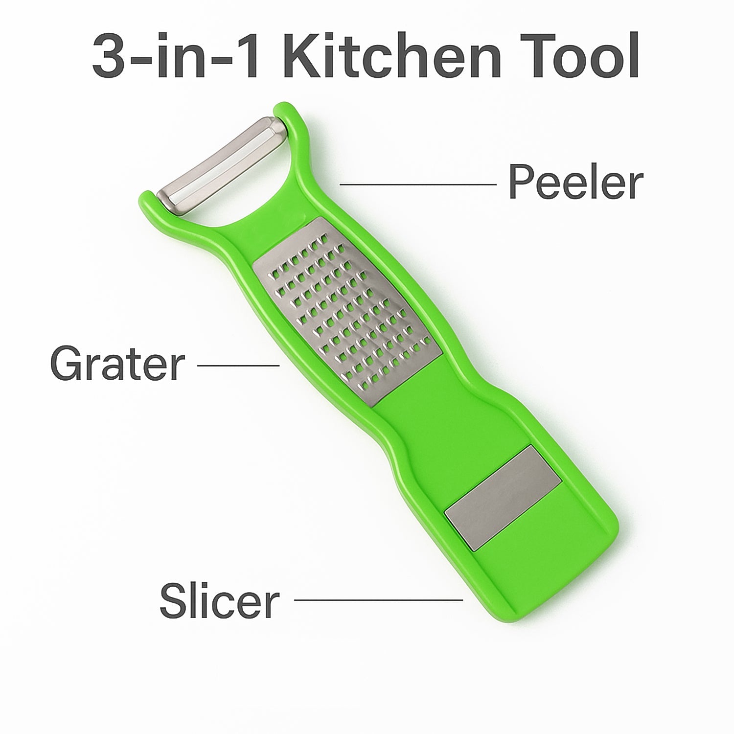 Supermom 3-in-1 Multi-Functional Stainless Steel Vegetable & Fruit Peeler (1 Pc) Supermom 3-in-1 Multi-Functional Stainless Steel Vegetable & Fruit Peeler (1 Pc)